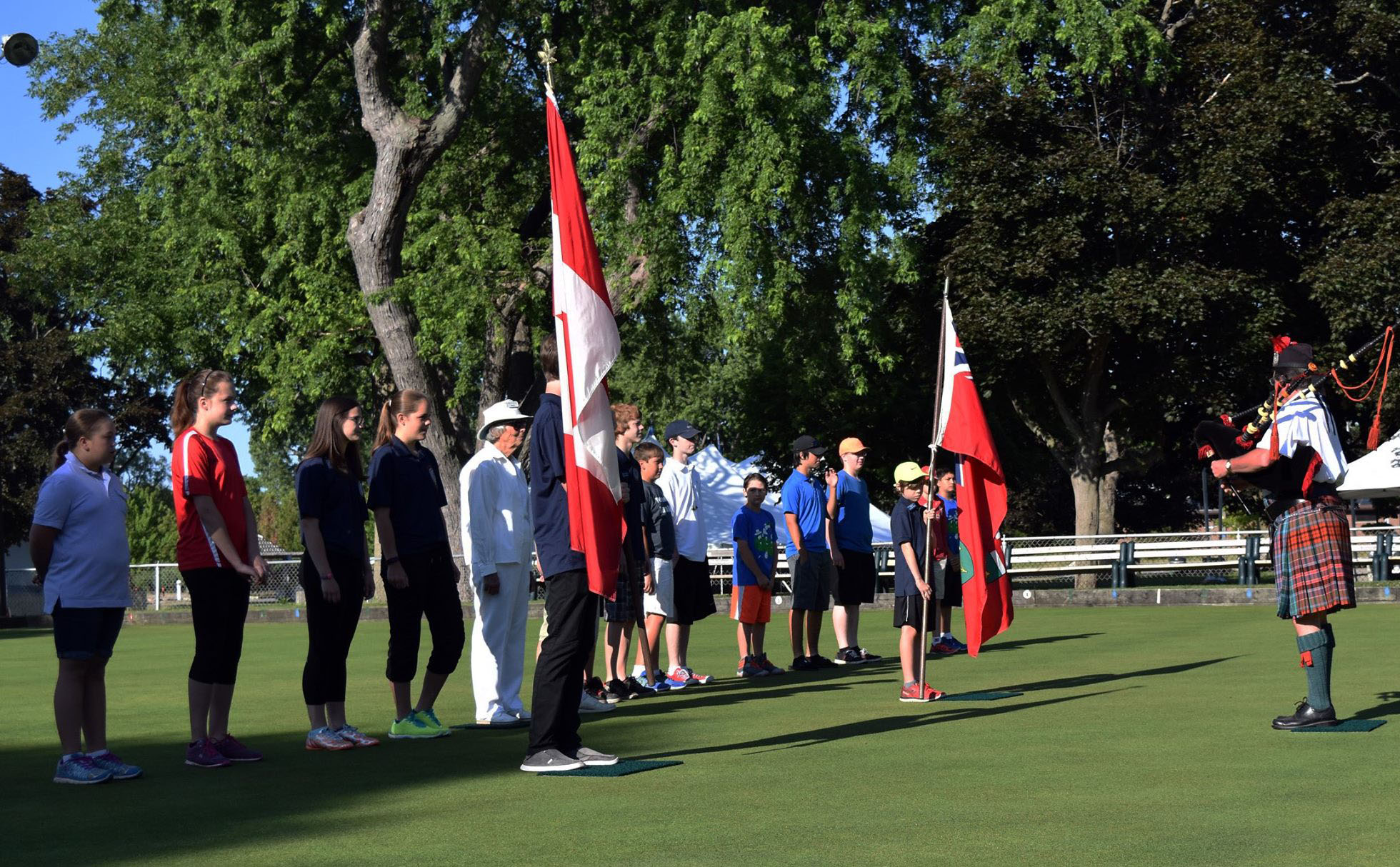Opening Ceremonies at the Ontario Under 18 Championships